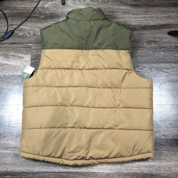 Outdoor Life‎ Vest Mens Size Large Brown Green Full Zip Hunting Fishing Pockets - Picture 10 of 12